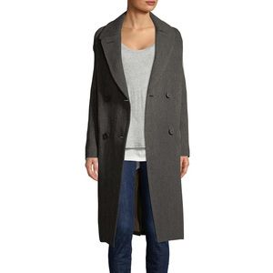 Vince Herringbone Wool Coat